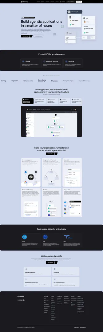 Getdynamiqai screenshot