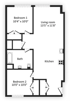Getfloorplan 2D basic floor plan