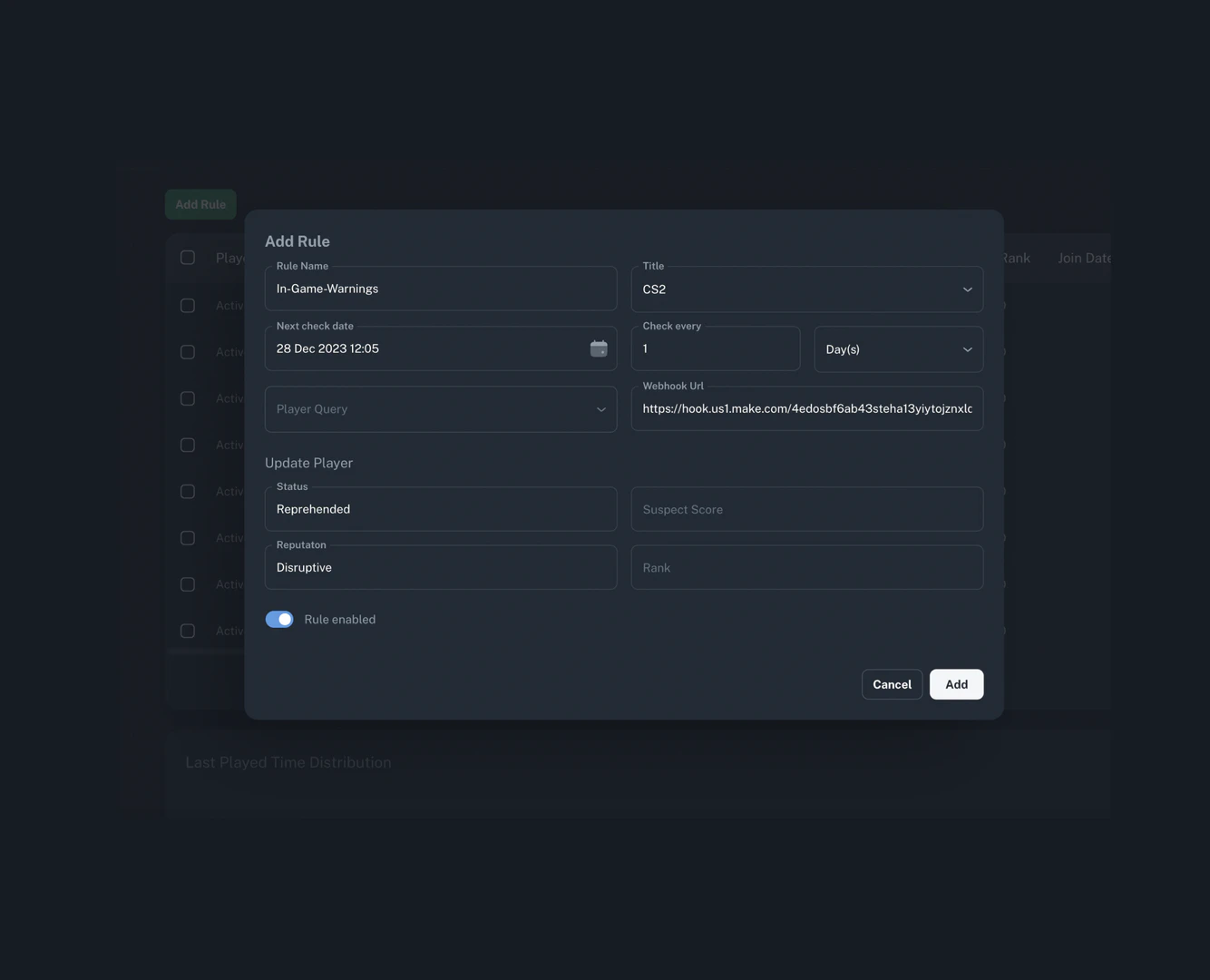 Getgud.io feature demonstration showing player behavior analysis