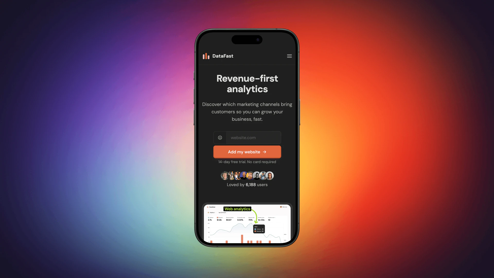 Getprod iPhone mockup example