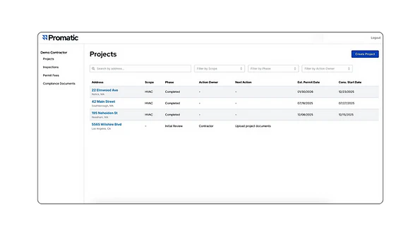 Getpromatic real application scenario for HVAC and plumbing contractors
