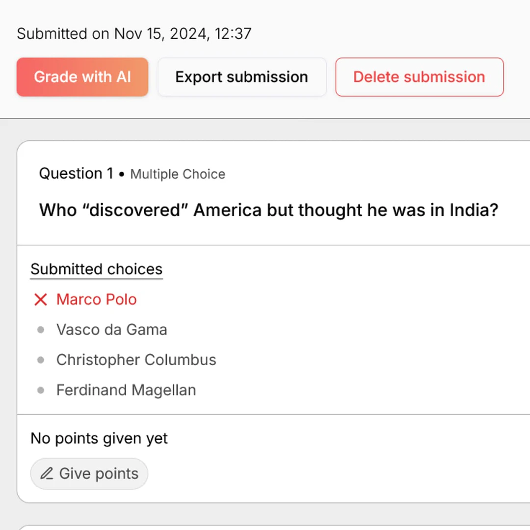 Getquizdom smart grading options