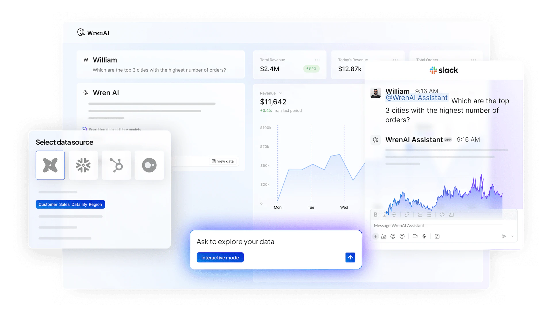 Getwrenai product interface overview