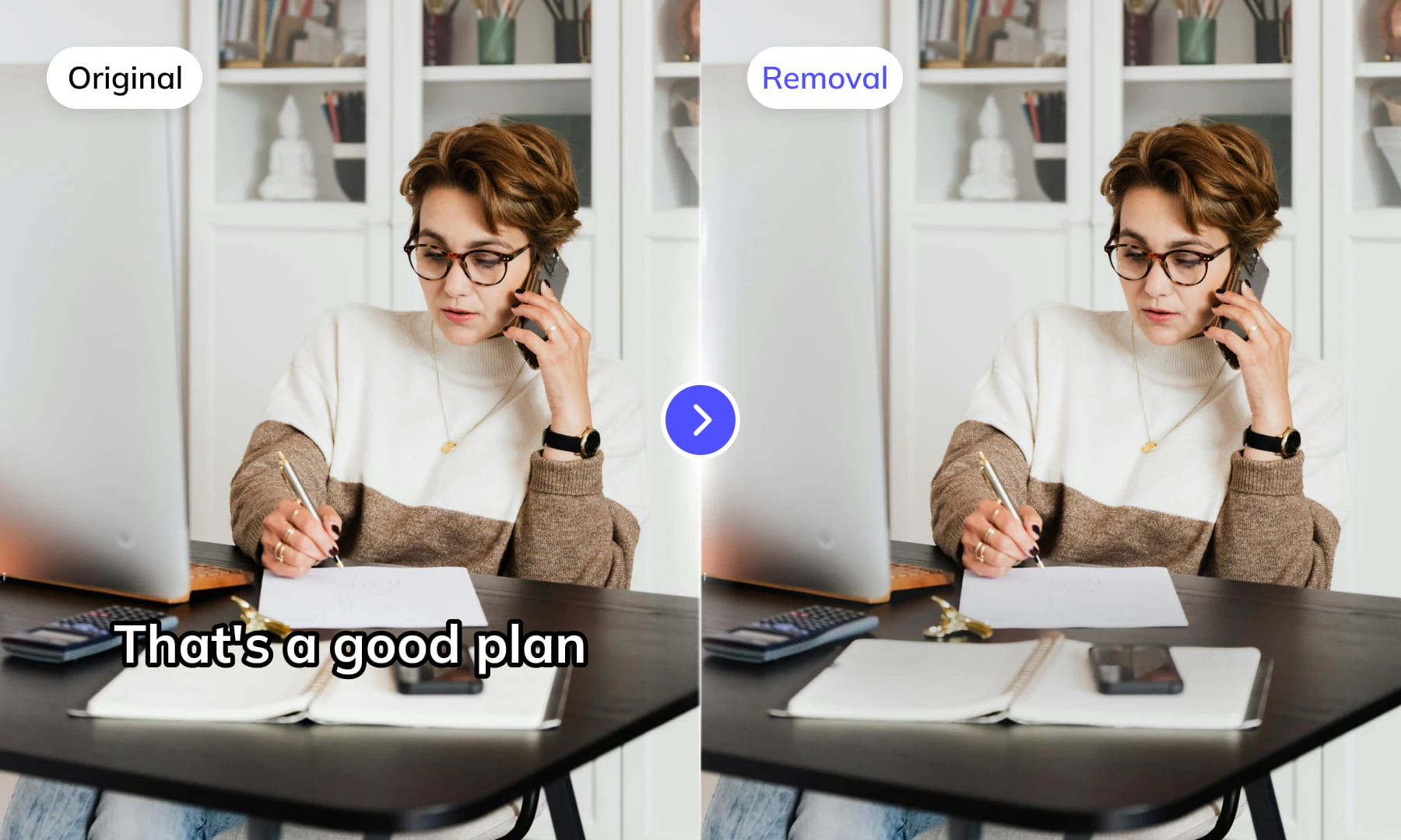 GhostCut subtitle removal process