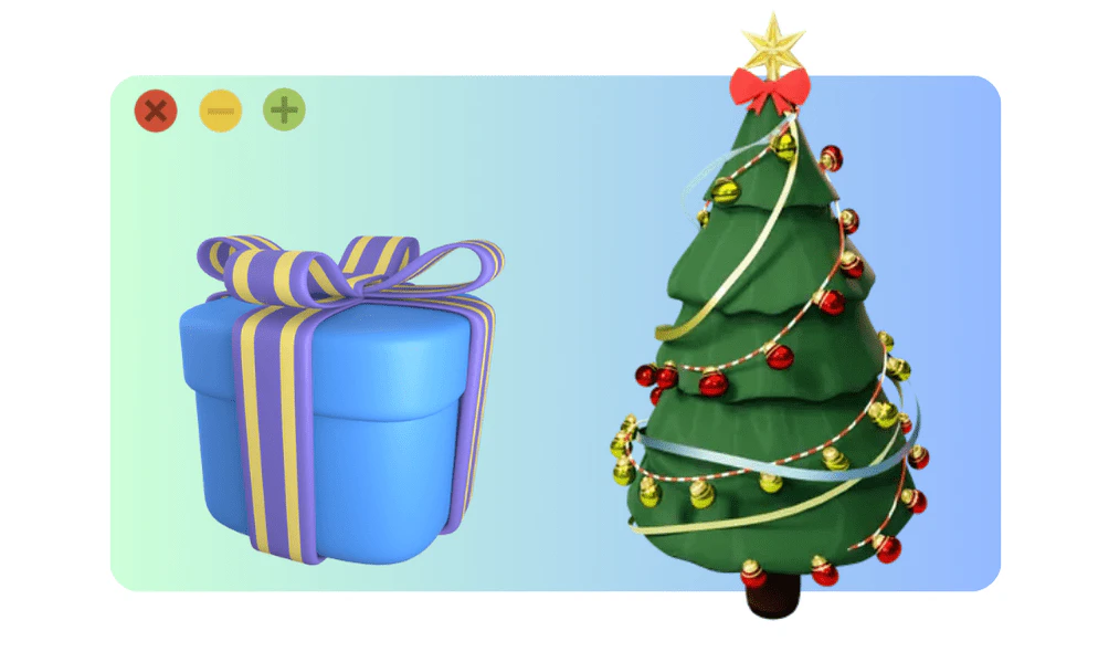 Giftsqr use case example for Christmas surprises