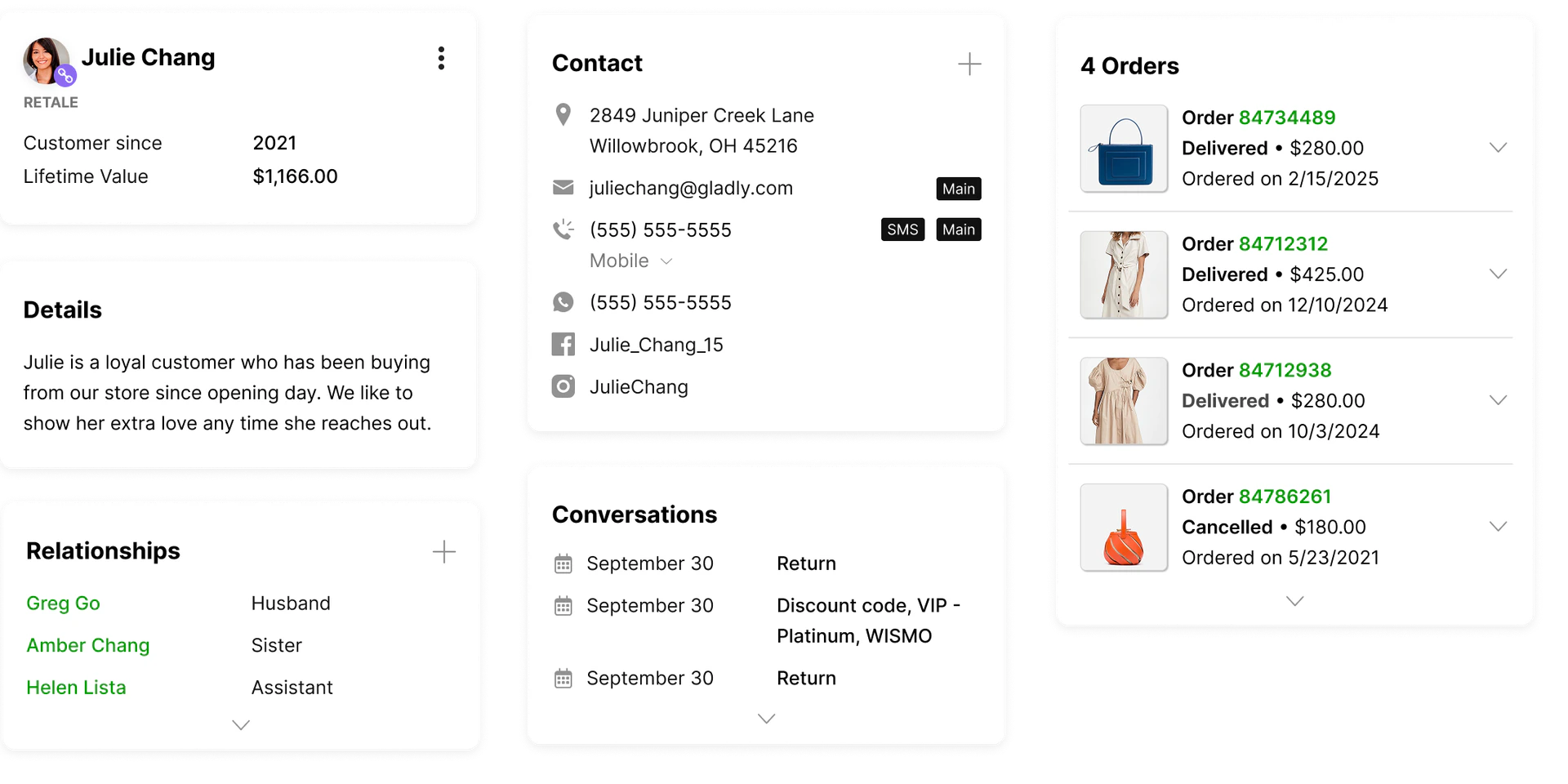 Gladly AI user scenario image
