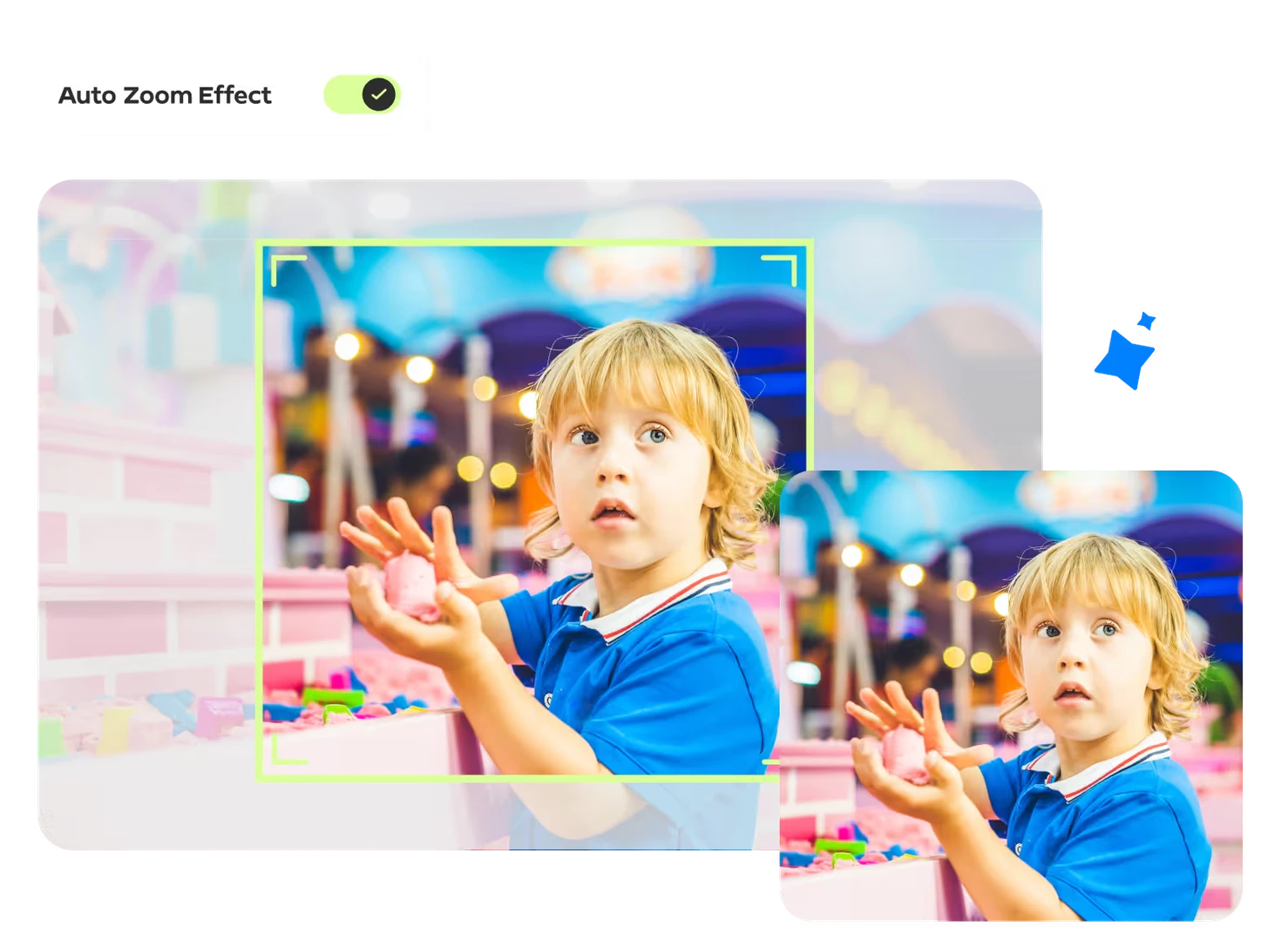 Gling use case example for auto framing
