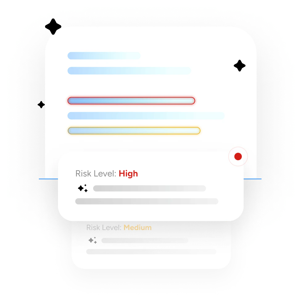goHeather contract review insights interface