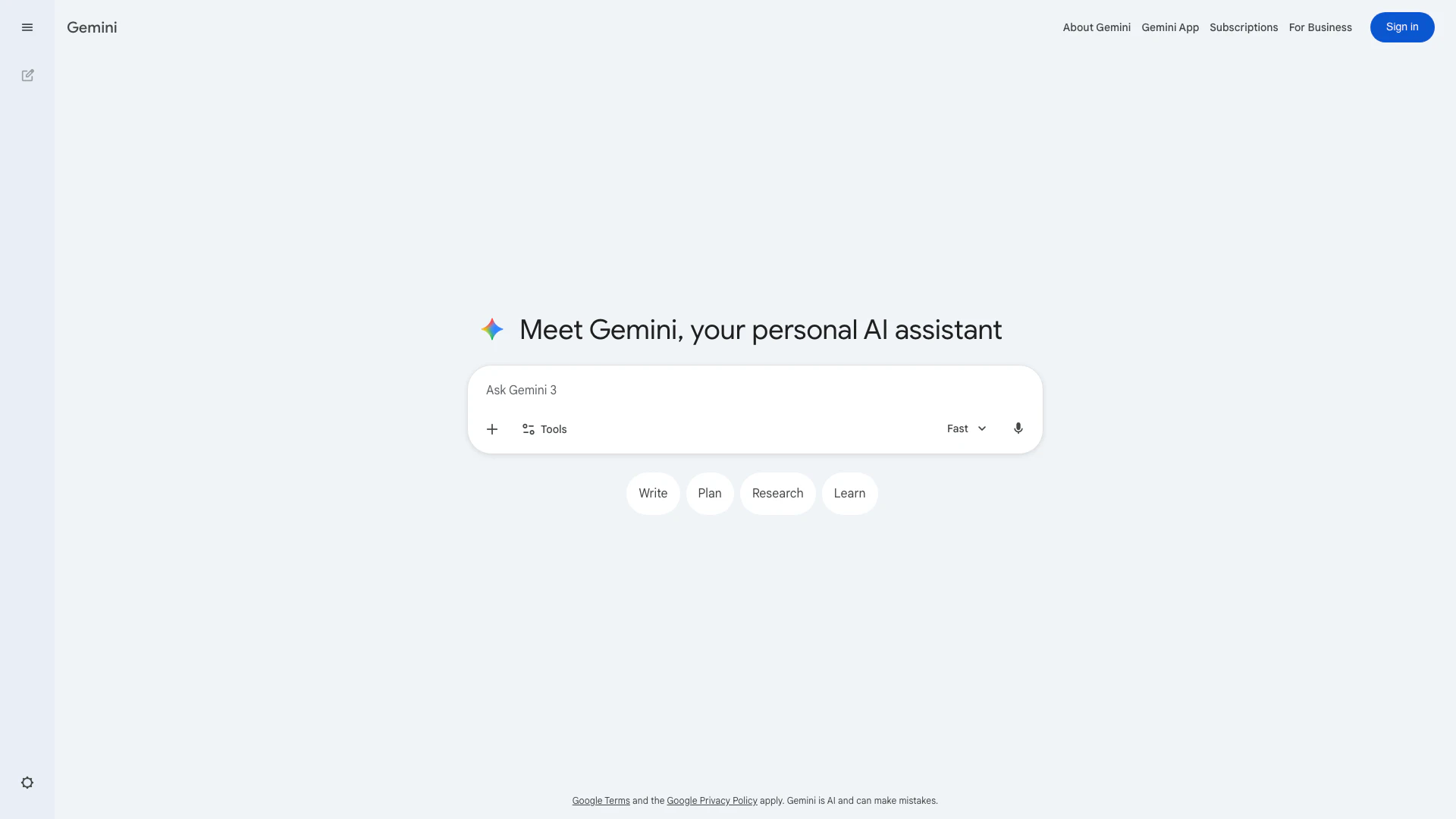 Gemini screenshot