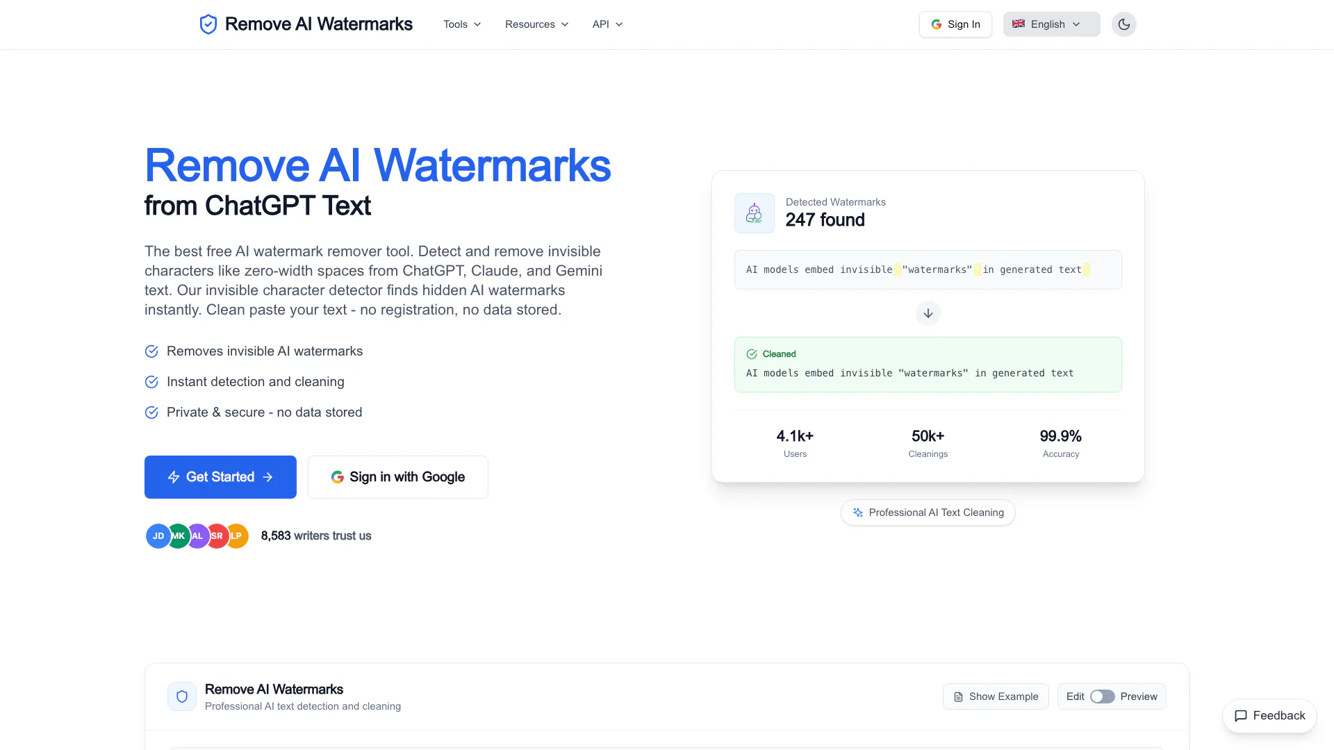 Gpt-watermark-remover screenshot