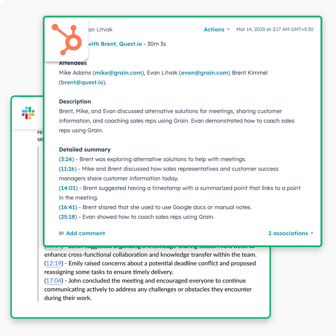 Grain AI use case example