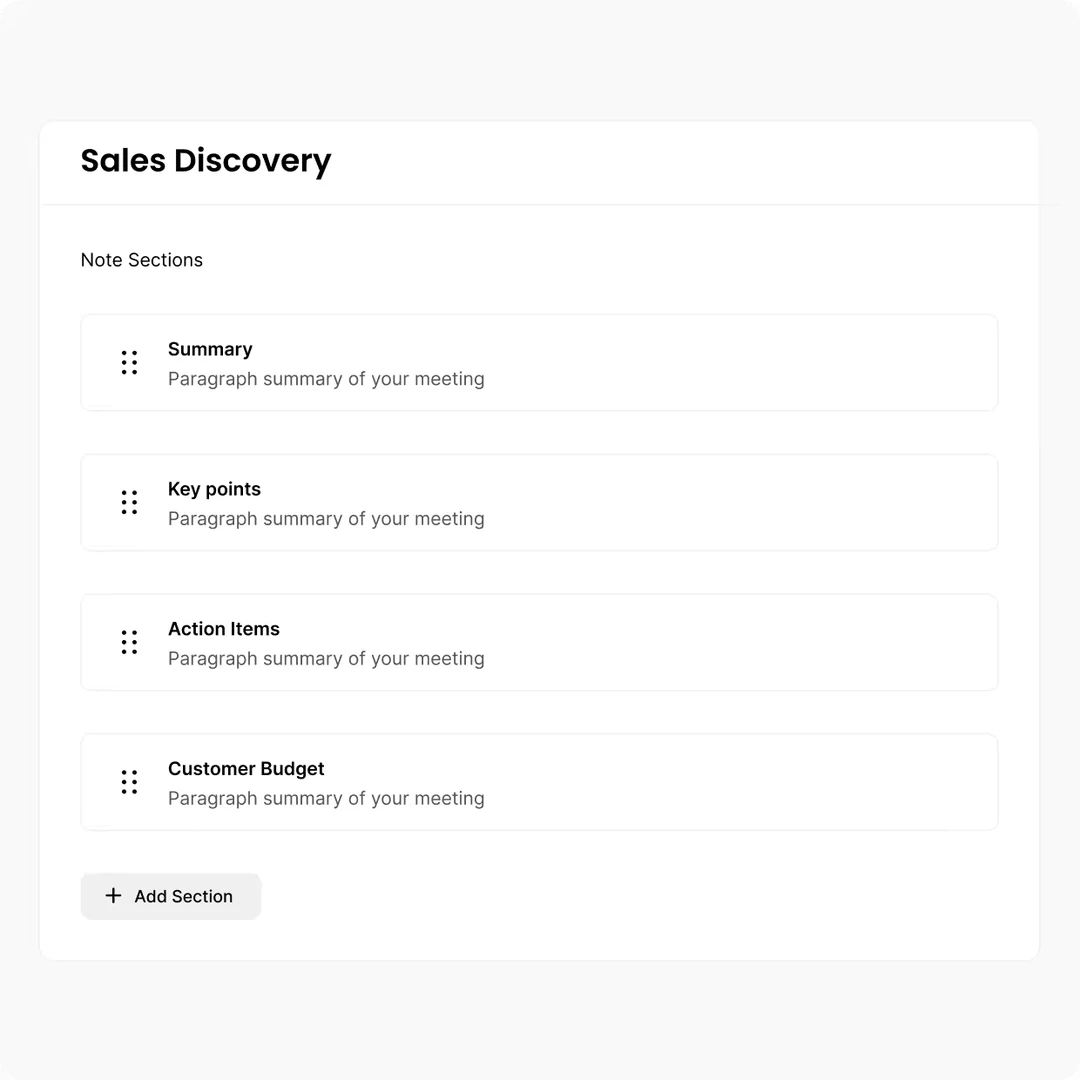 Grain AI product interface overview