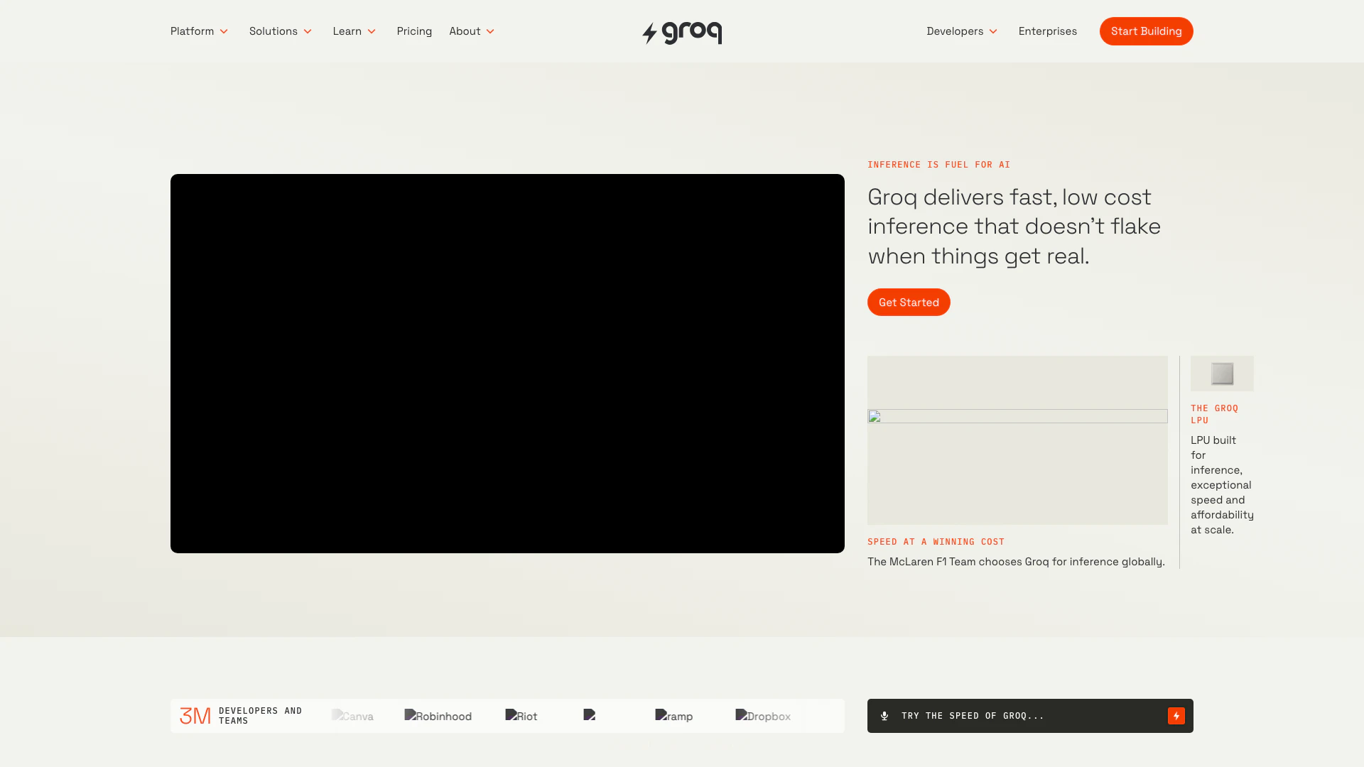 Groq screenshot