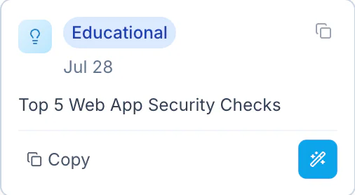 Growfol content generation interface