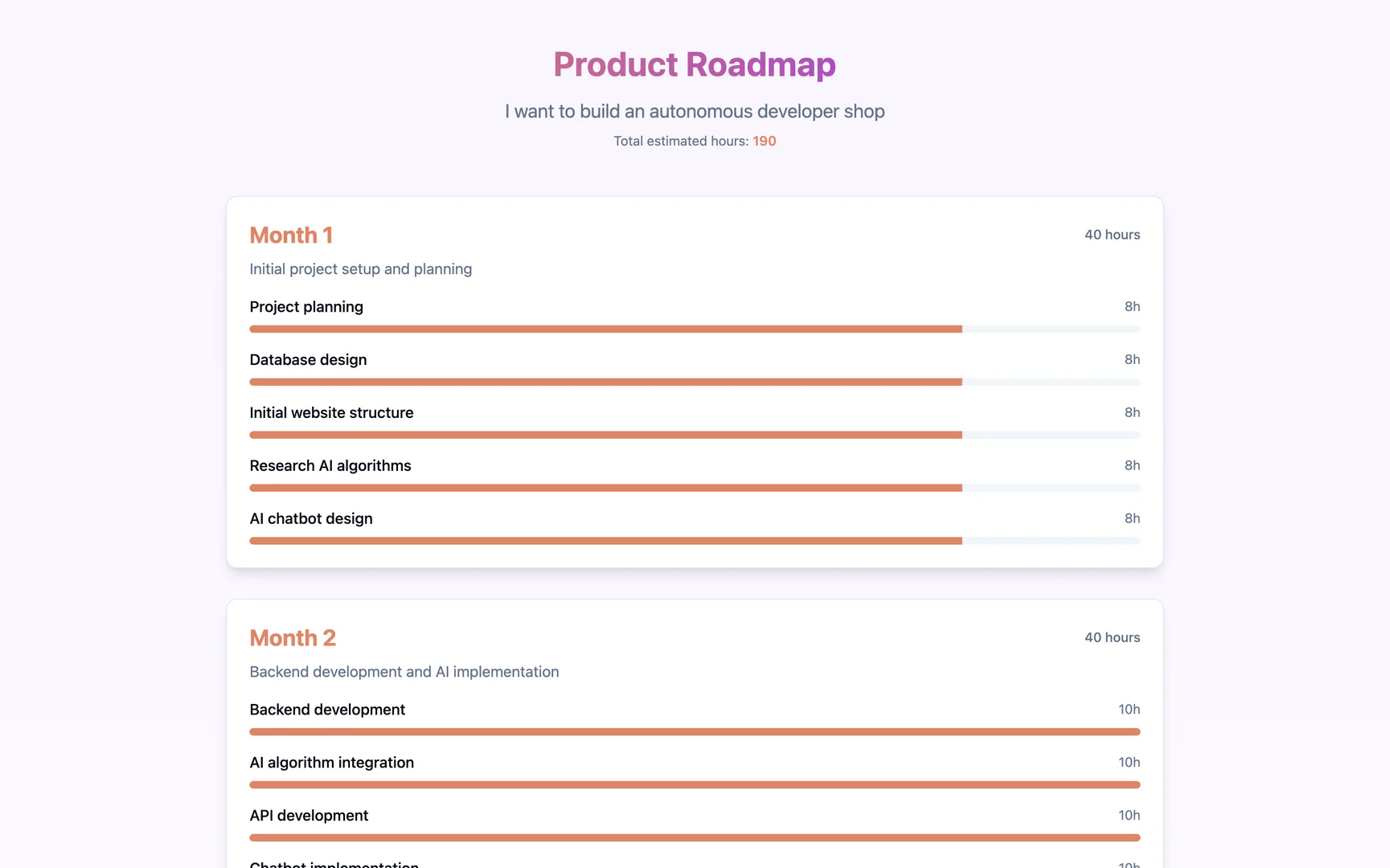 Hal9 AI roadmap generator application