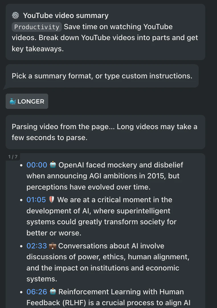 HARPA AI main features demonstration