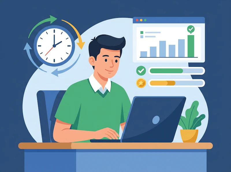 Helik IELTS mock tests interface