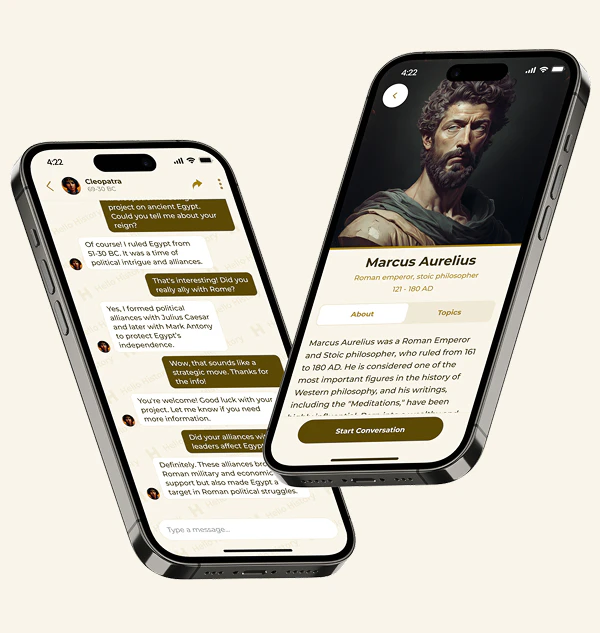 Hello History AI Chatbot product overview