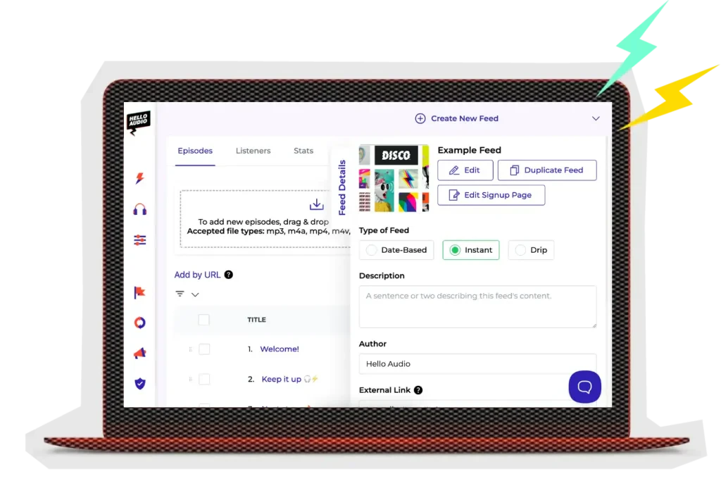 Hello Audio feature demonstration
