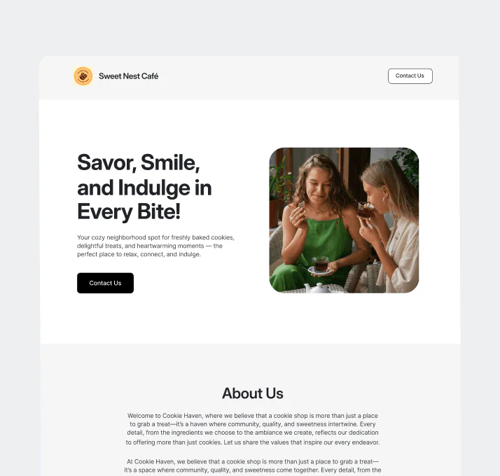 Creating a website with Helloskip
