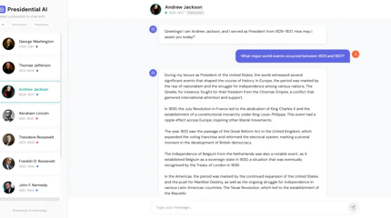 Heybossai presidential chat template