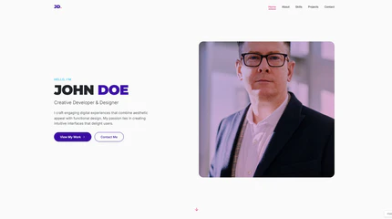 Heybossai creative developer portfolio template