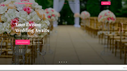 Heybossai wedding venue template overview