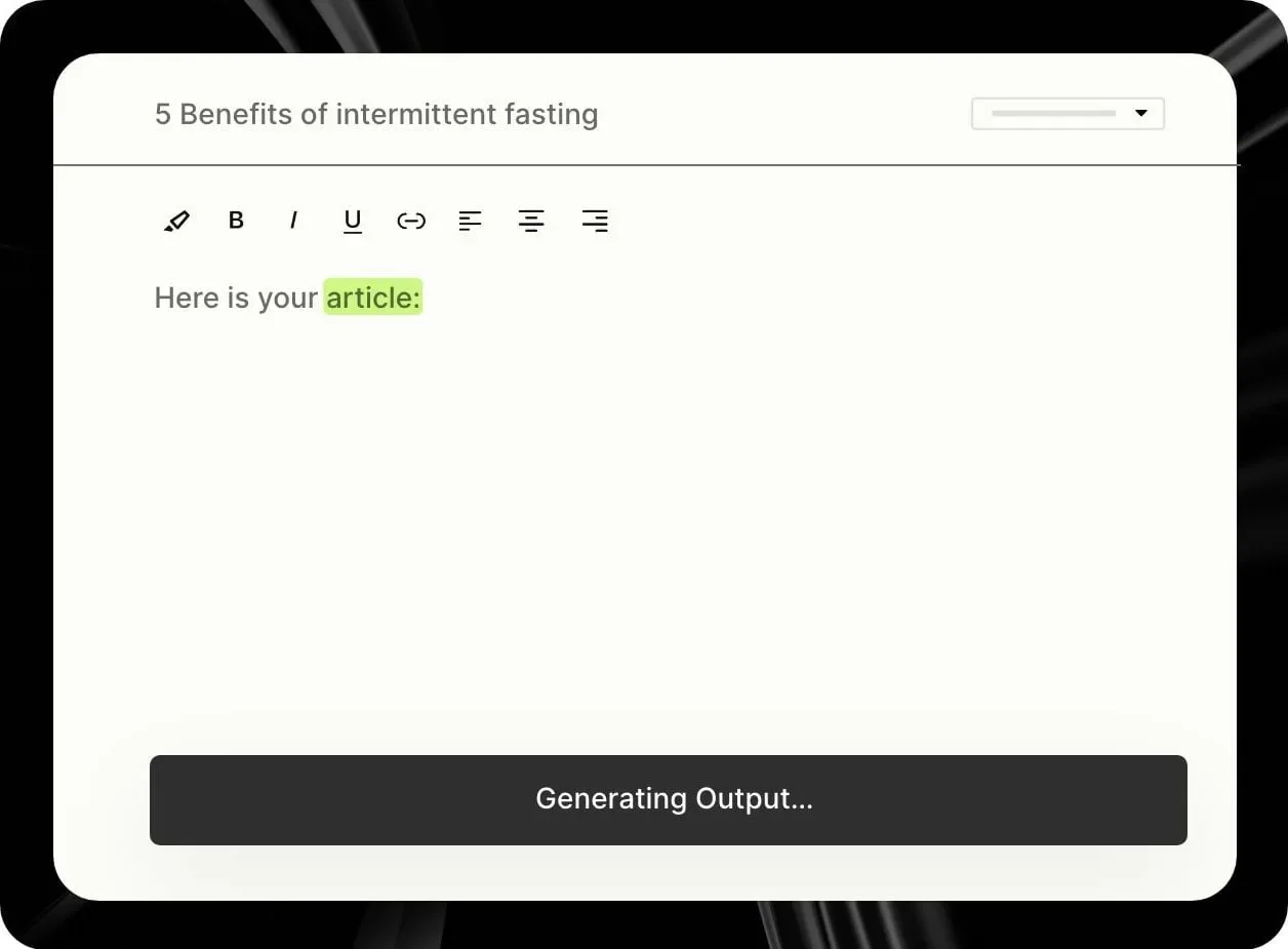 HeyVoli content editing and generation features