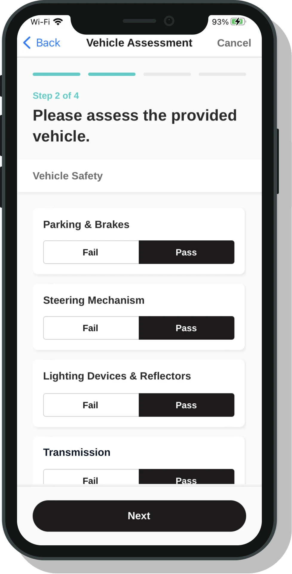 Hibambi real-time vehicle tracking feature