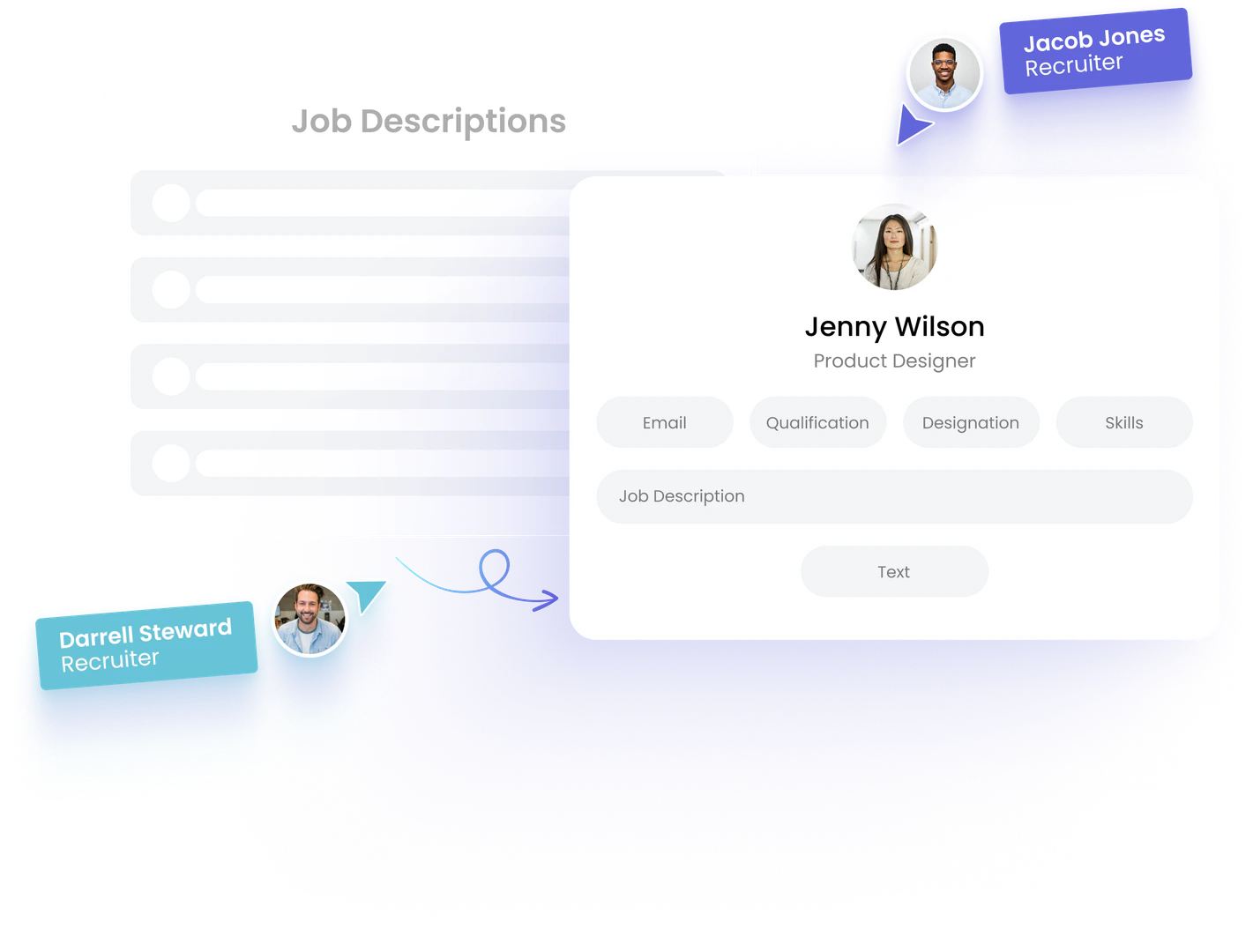 HirelakeAI product overview with candidate engagement features