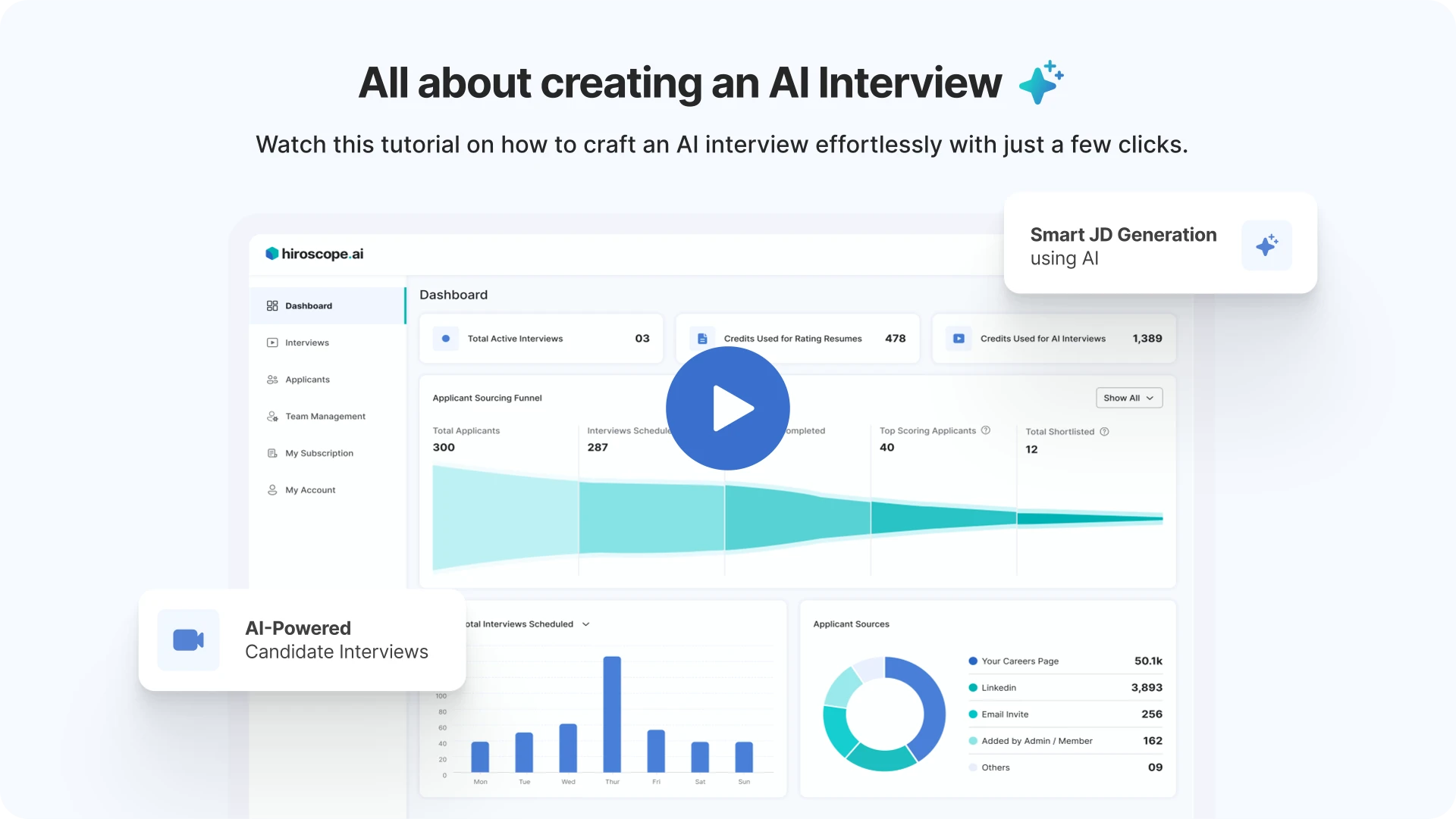 hiroscope.ai product interface overview
