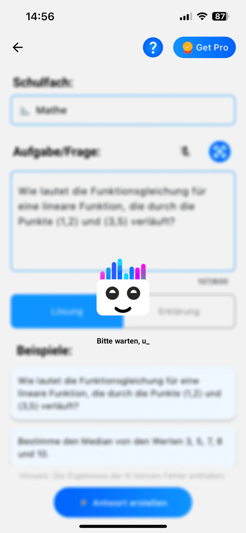 Homework Ai AI analysis feature screenshot