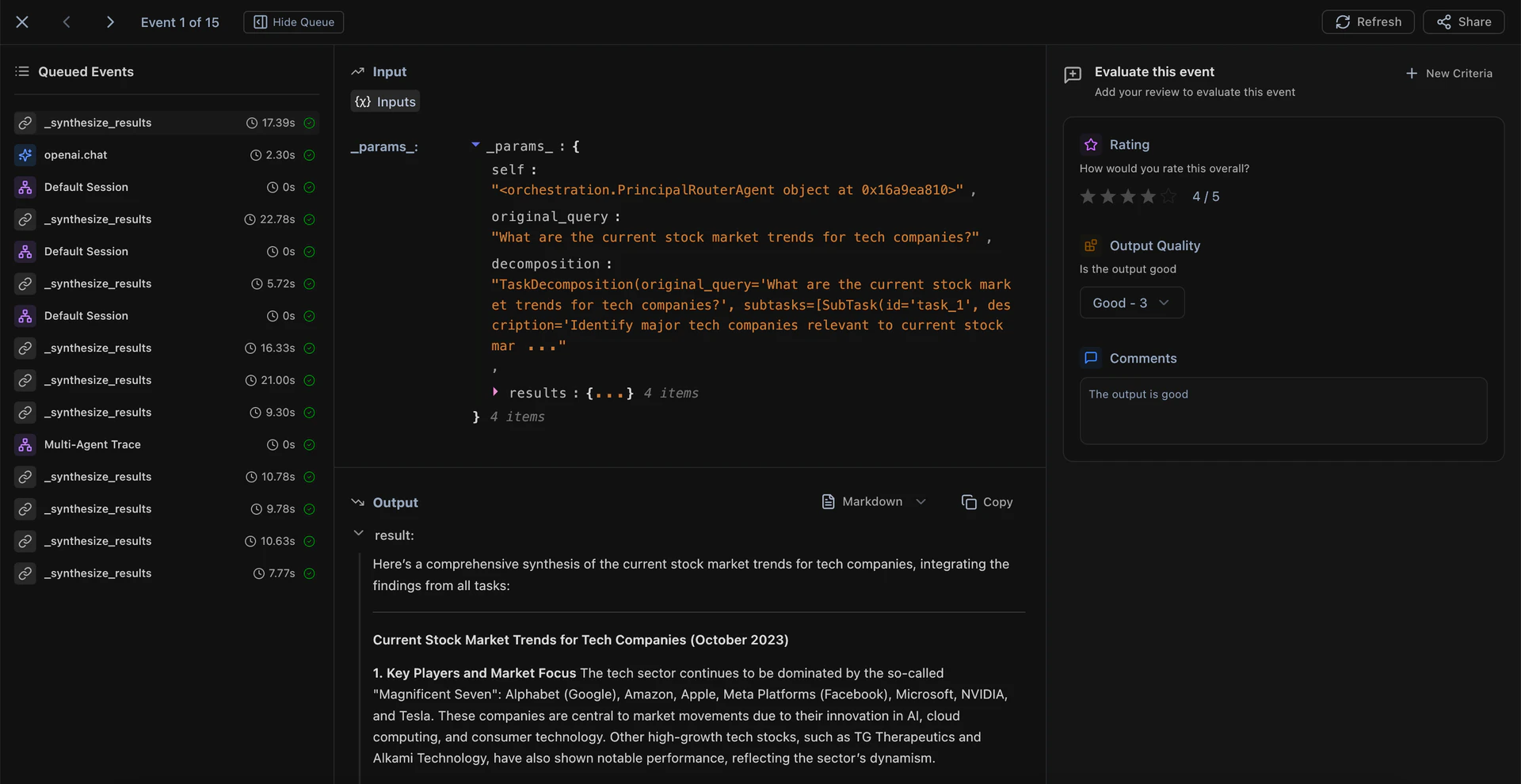 HoneyHiveAI product interface overview