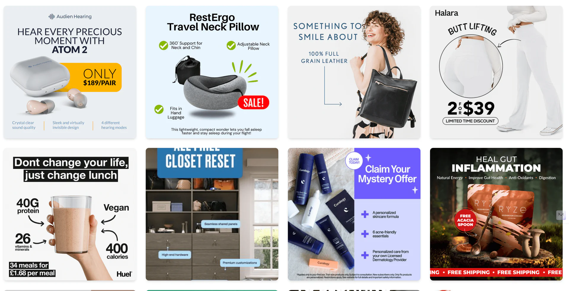 Hookadsai e-commerce ad template example