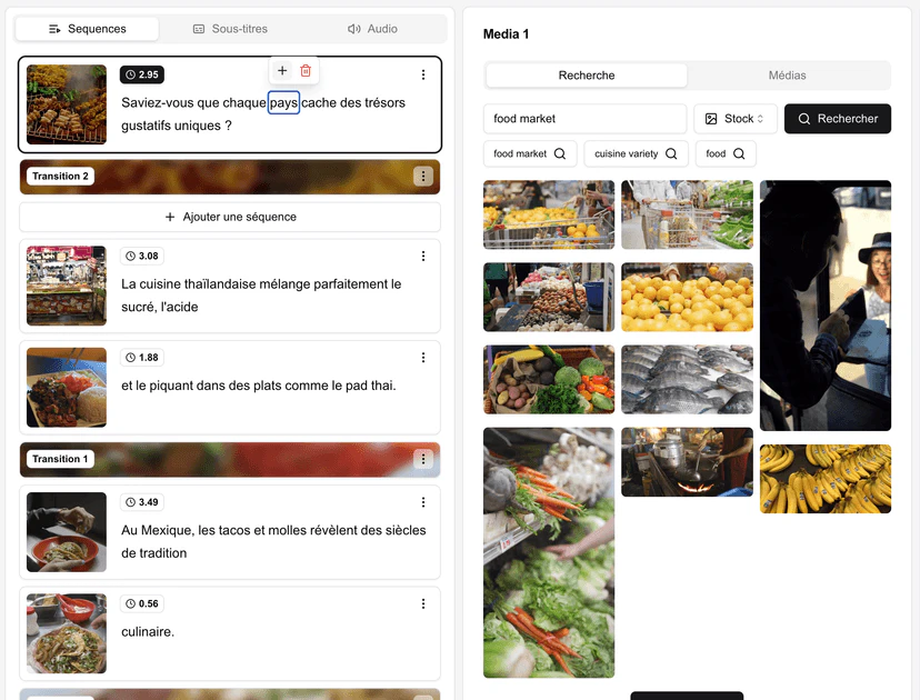 Hoox dynamic editing interface