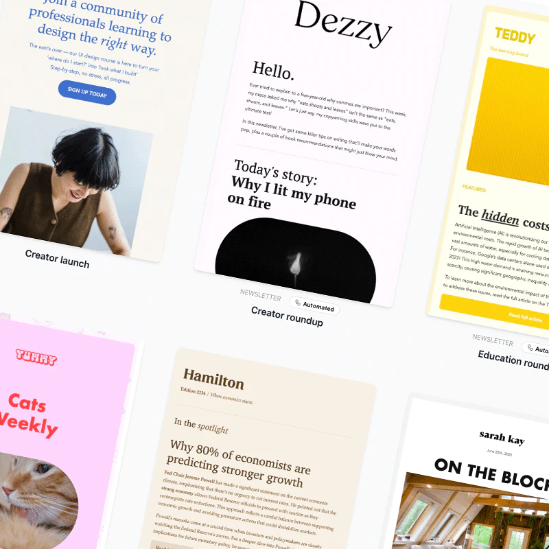 Hoppycopy email design templates