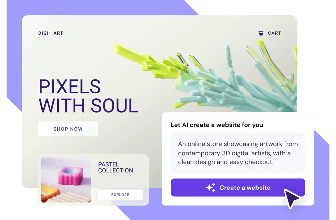 Hostinger AI Website Builder product overview