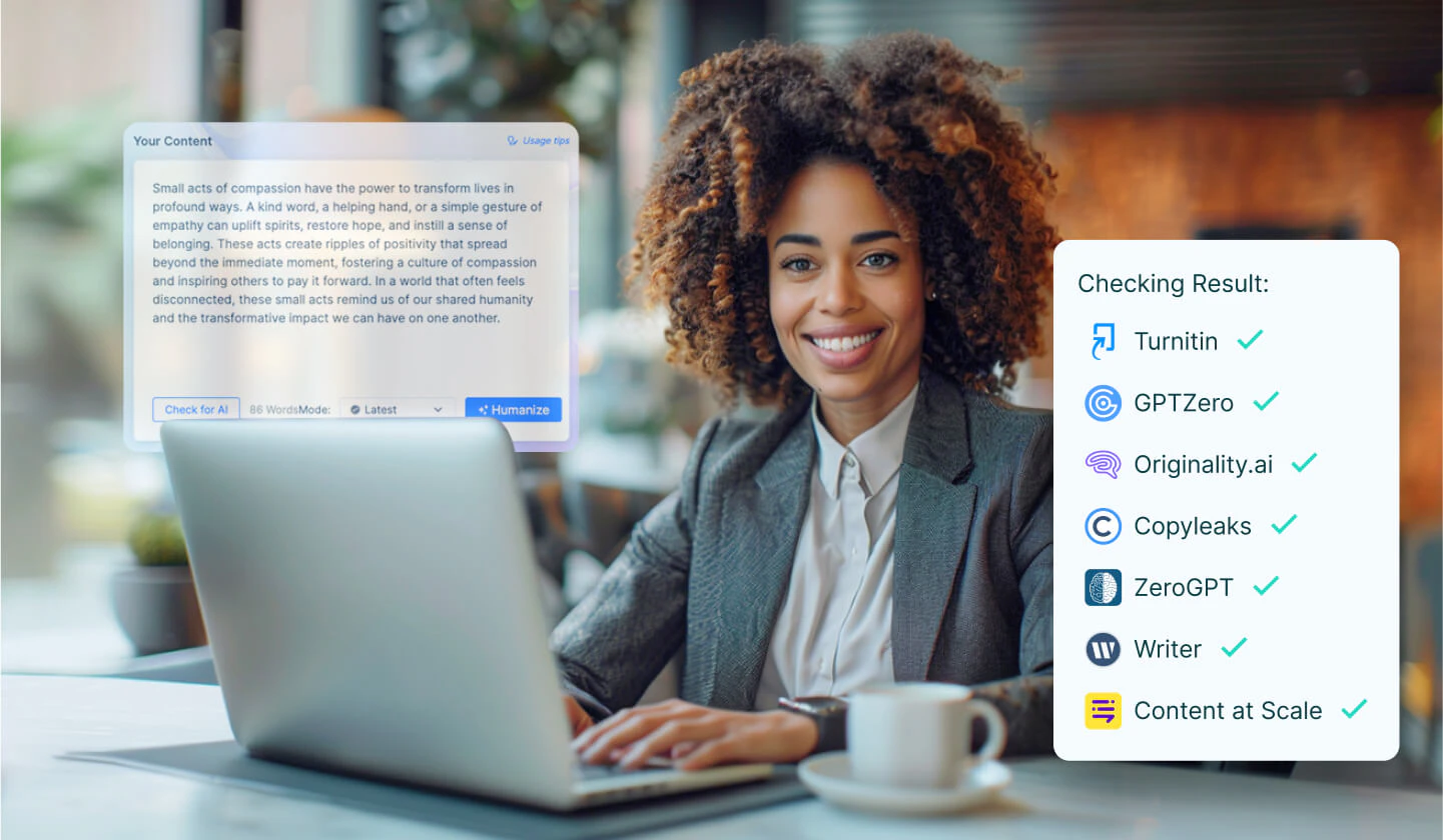 Humanizer AI features demonstration