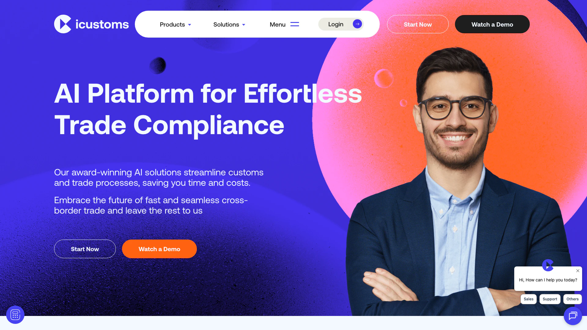 Icustomsai screenshot