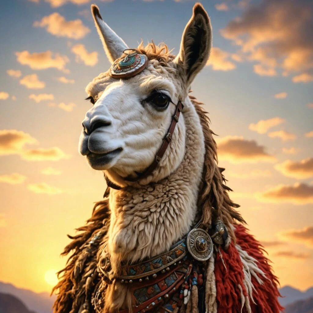 Idyllic features demonstration showcasing image blending and text to image functionality