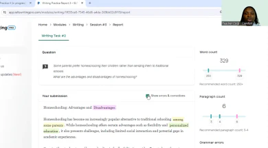 IELTSWritingPro feature demonstration