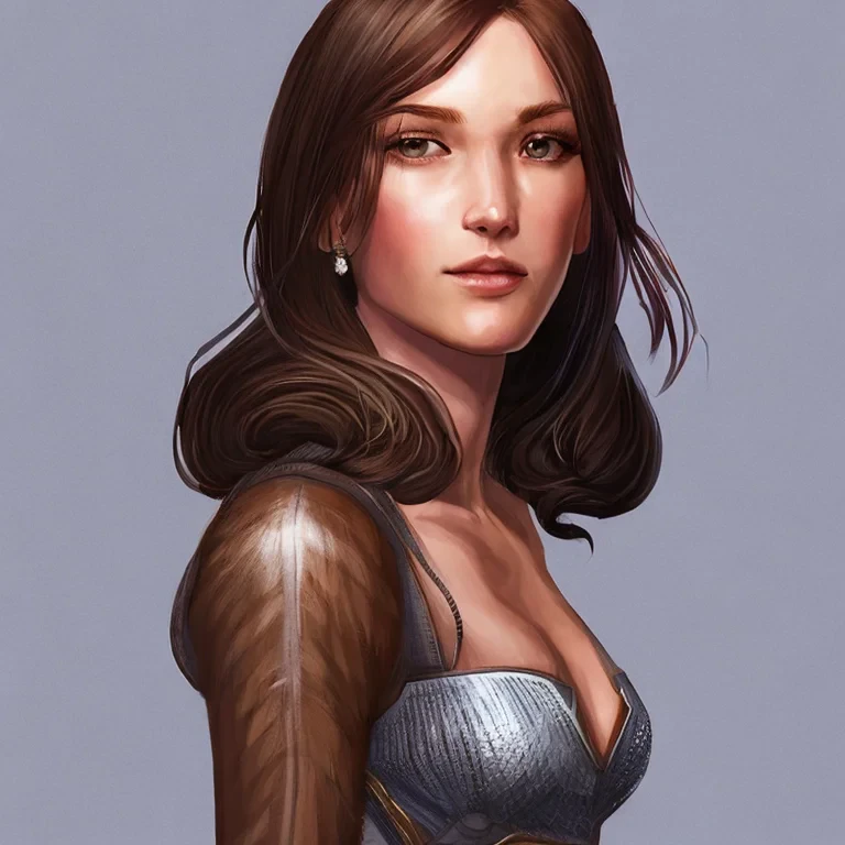 Image AI App Female Character Art example