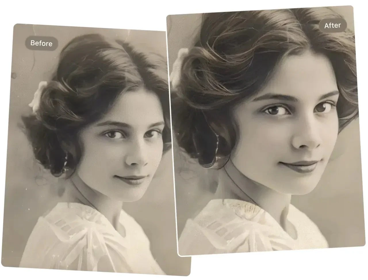 ImageColorizer use case example of restored old portrait