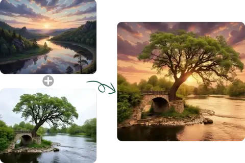 Imagetoimage intelligent AI editing feature