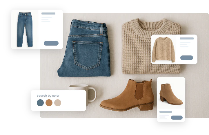 Imagga visual search API usage