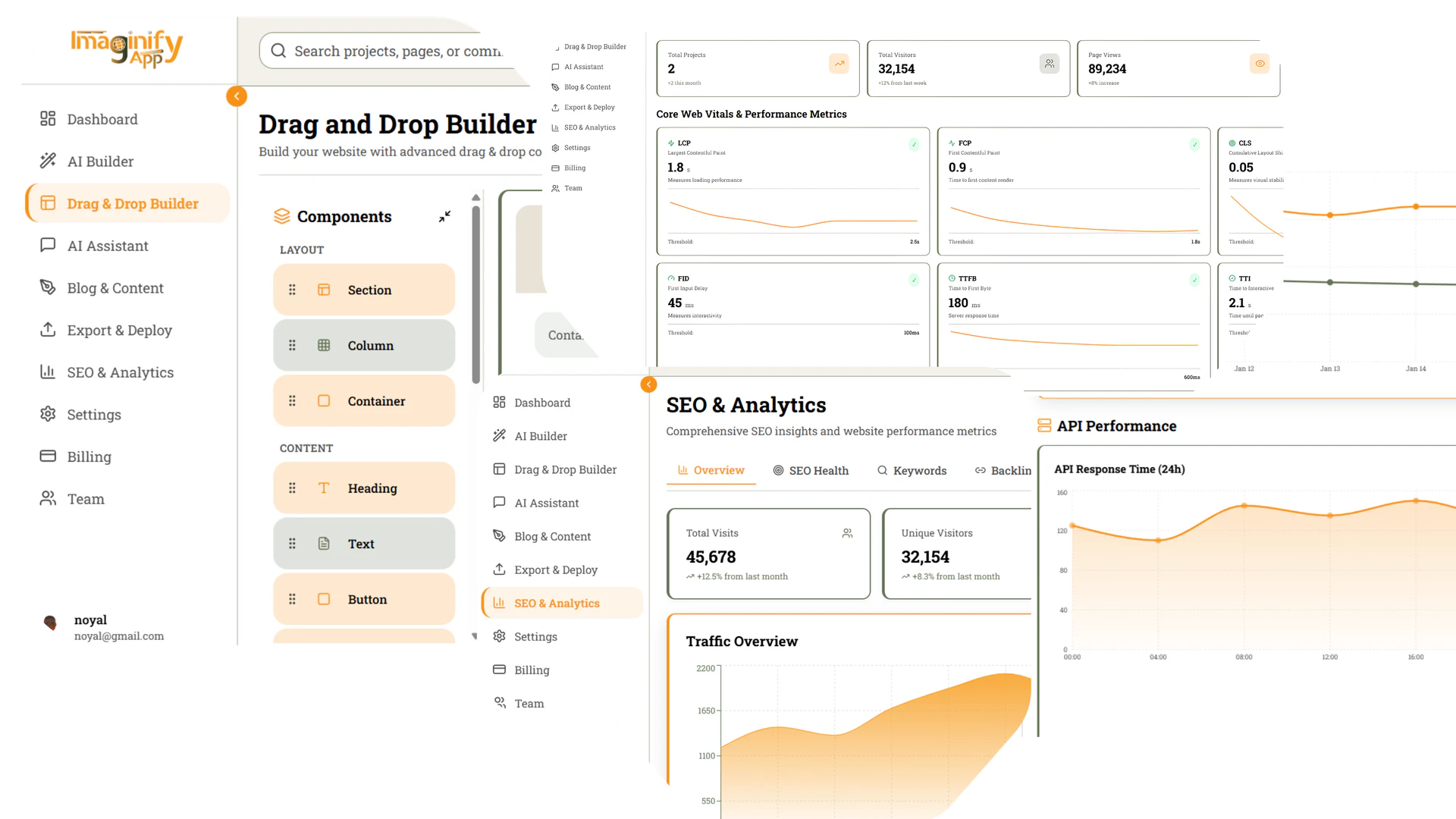 Imaginifyapp website overview