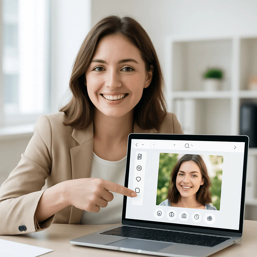 Imgezy background change feature demonstration
