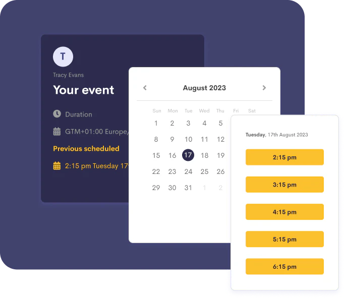 InboxPro calendar setup interface