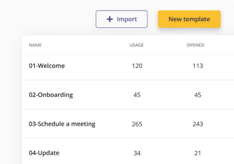 InboxPro email templates feature demonstration
