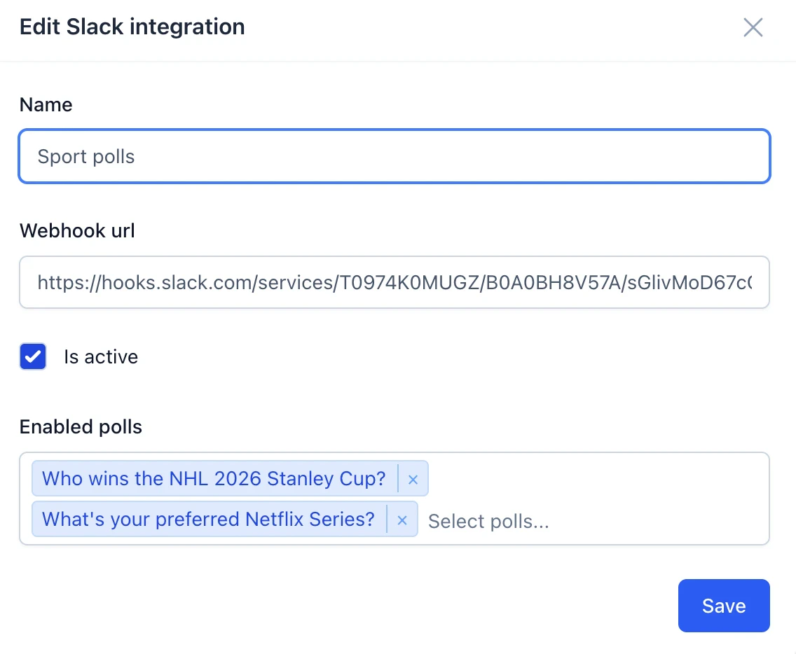 Indie Polls use case example